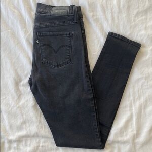 Women's Levi’s 311 Shaping Skinny Black Denim Jeans Size 25